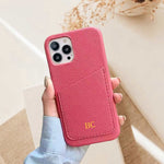 1343 personalized dainty leather iphone case with card holder 1343 phone case sydney australia