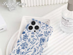 1352 cute vintage deep blue flower sea iphone case 1352 phone case sydney australia