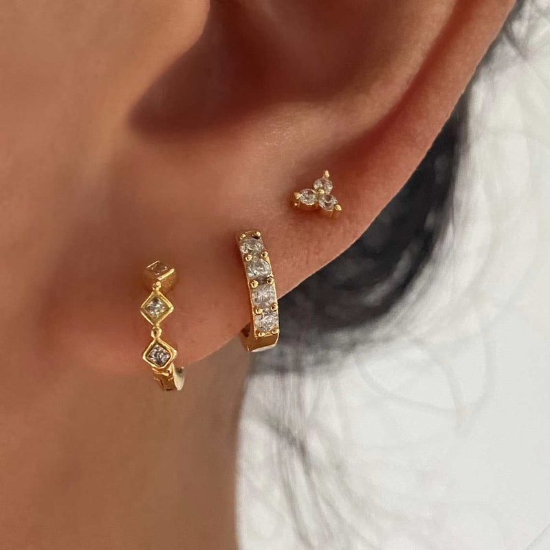 1361 gold huggie earring sets seconds earrings 925 sterling silver small stud 1361 jewellery sydney australia