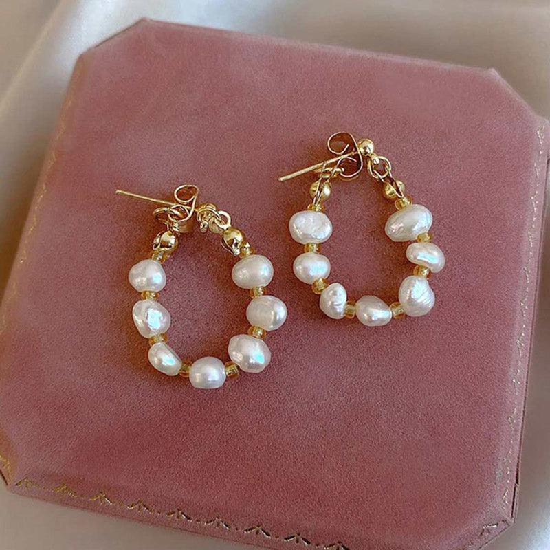 1365 pearl beaded drop earrings 1365 jewellery sydney australia