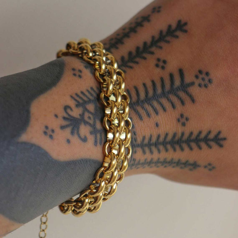 1367 chunky gold bracelet 1367 jewellery sydney australia