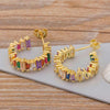 1371 crystal hoop earrings 1371 jewellery sydney australia