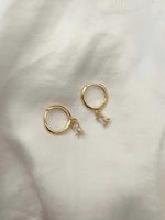 1379 rectangle baguette crystal huggie sleeper hoop earrings 1379 jewellery sydney australia