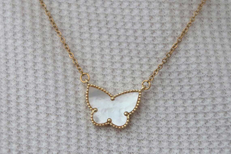 1389 mother of pearl butterfly necklace 1389 jewellery sydney australia