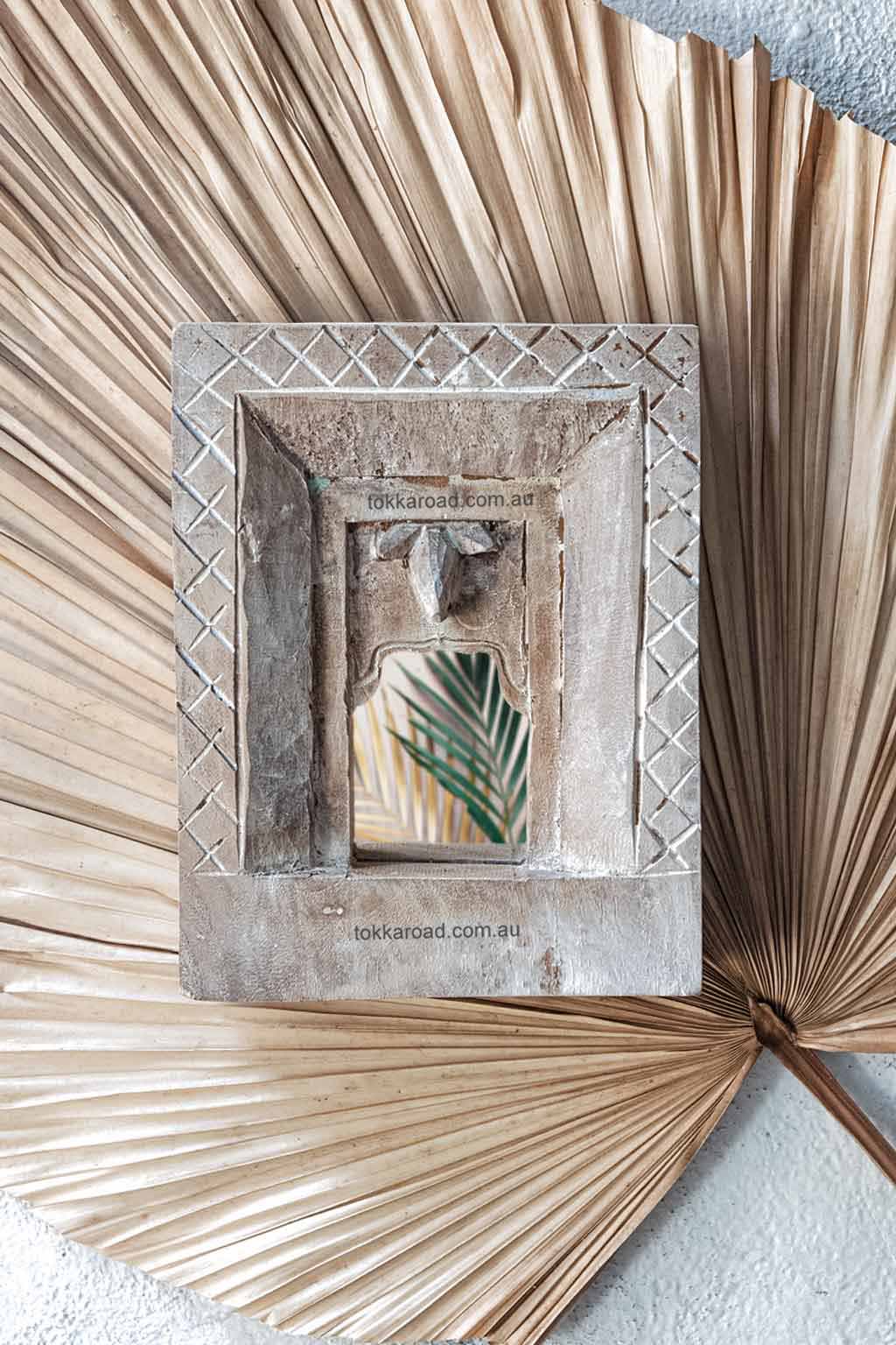 Vintage Indian Mirrors Small 1-0136