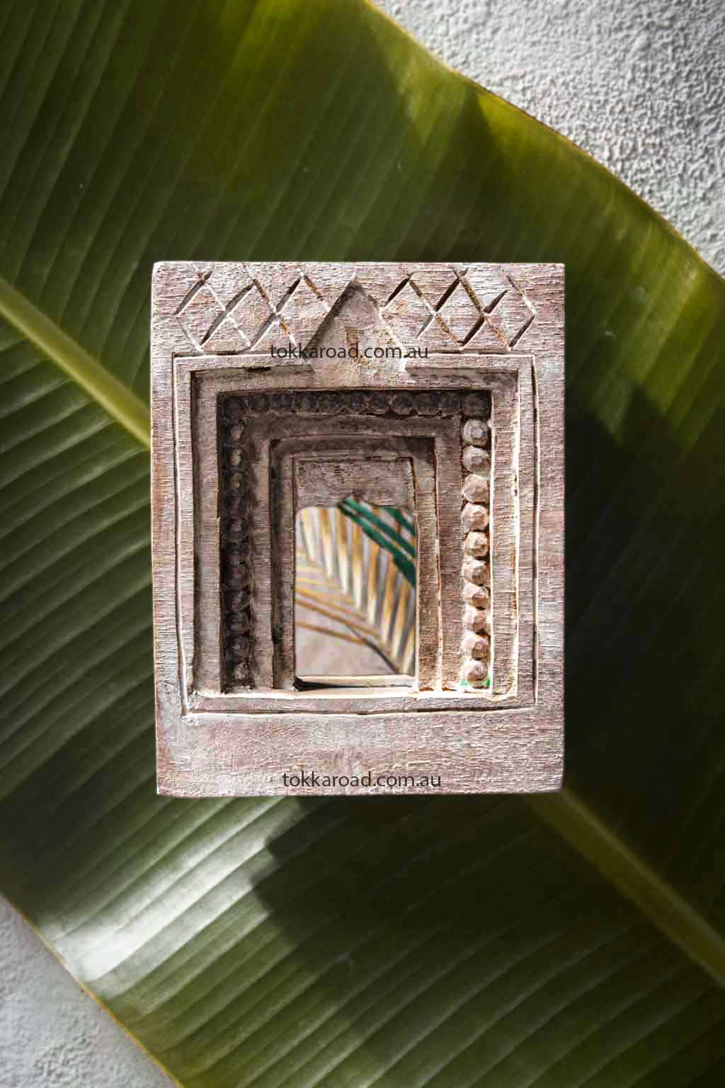 Vintage Indian Mirrors Small 1-0330