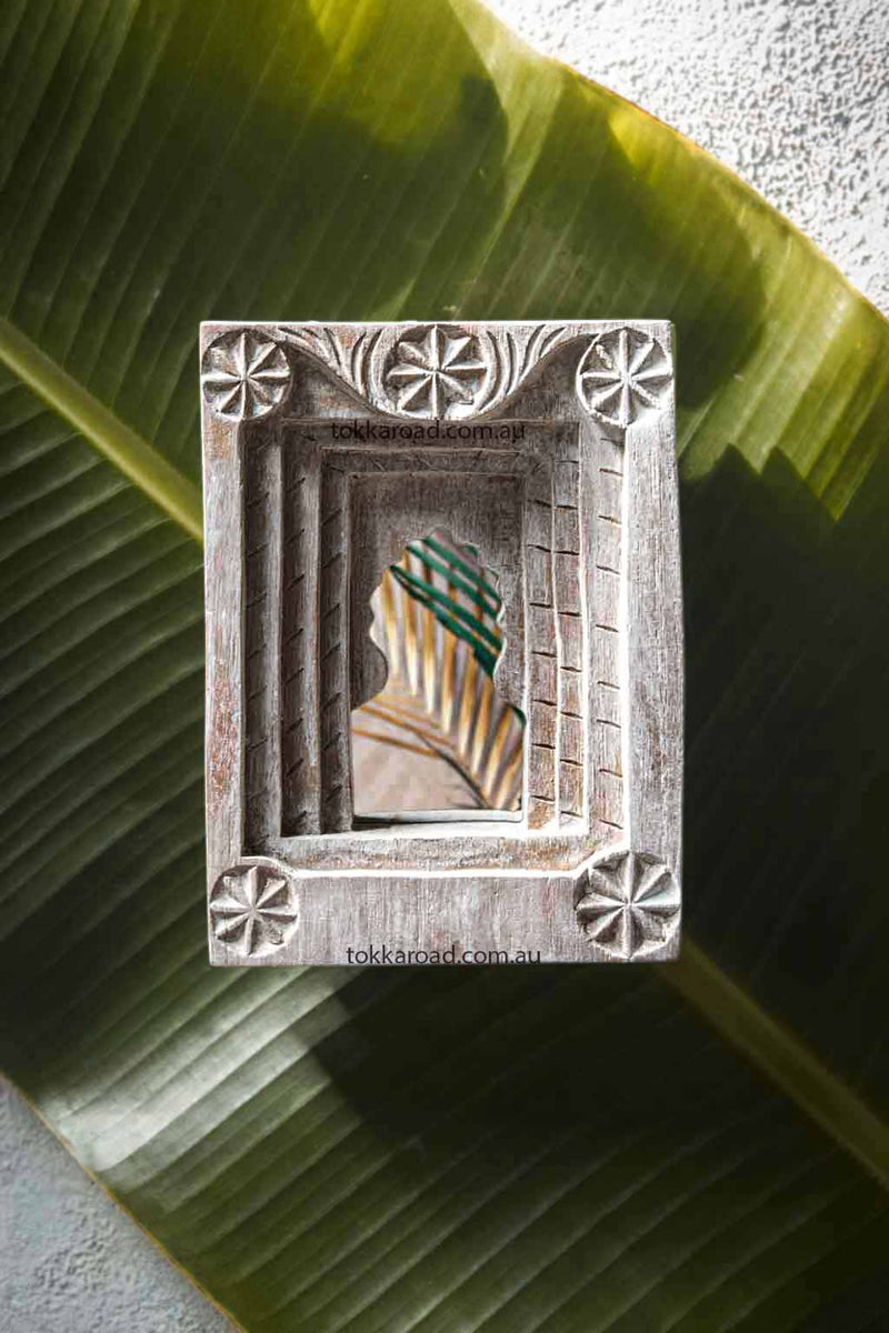 Indian Temple Mirrors Small 1-0357
