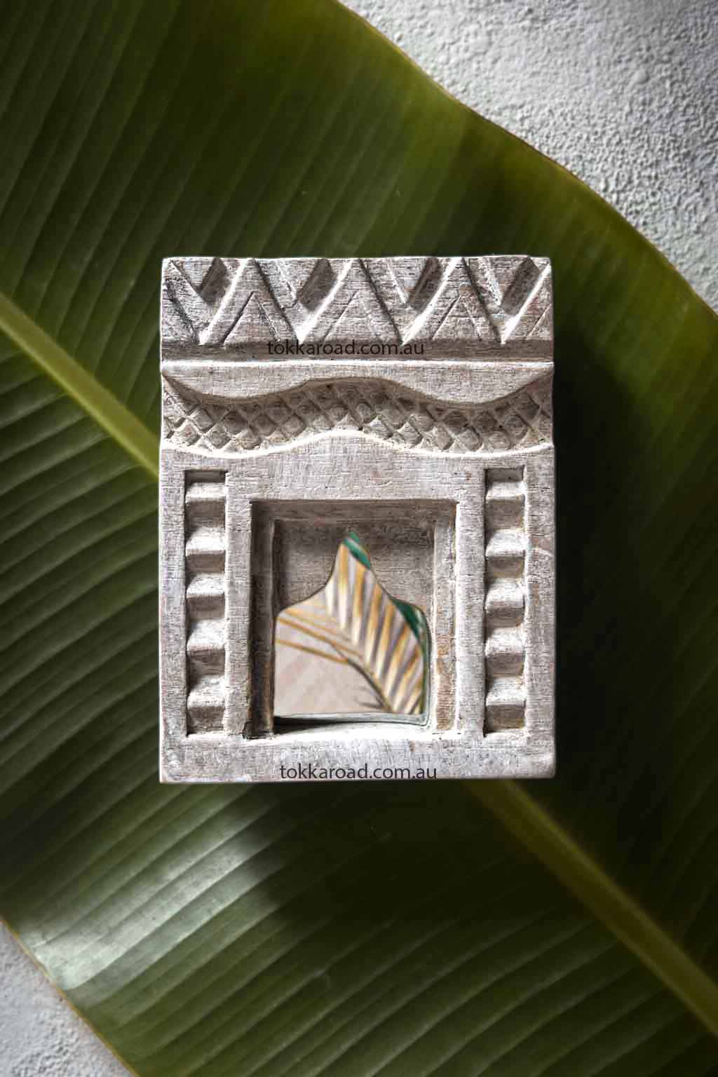 Vintage Indian Mirrors Small 1-0375