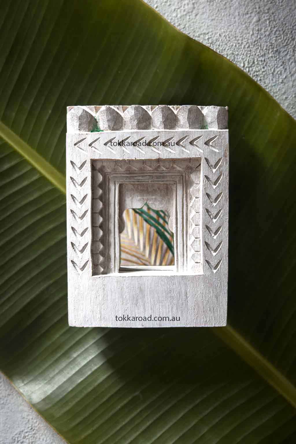 Vintage Indian Mirrors Small 1-0380