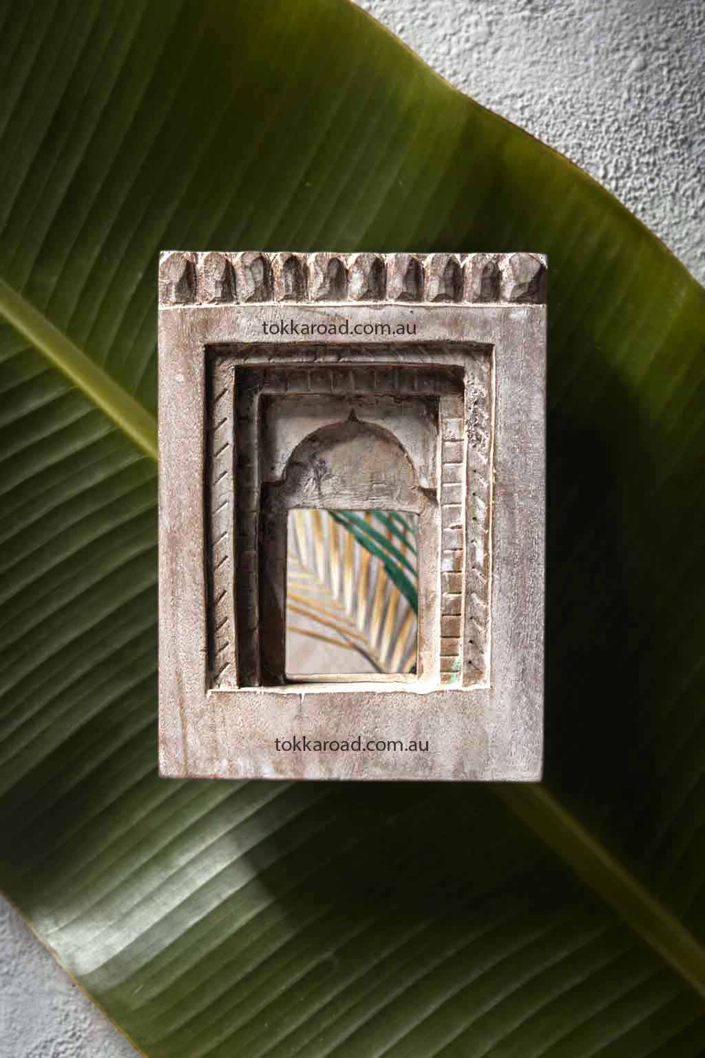 Indian Temple Mirrors Small 1-0417