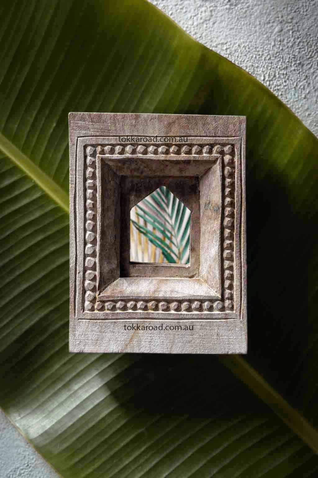 Vintage Indian Mirrors Small 1-0430