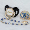 10 evil eye pacifier dummy and clip personalized name 10 pacifier sydney australia