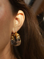 1040 art deco zoe inspired u shaped resin hoop earrings 1040 jewellery australia