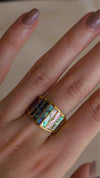 1077 abalone shell statement ring 1077 jewellery australia