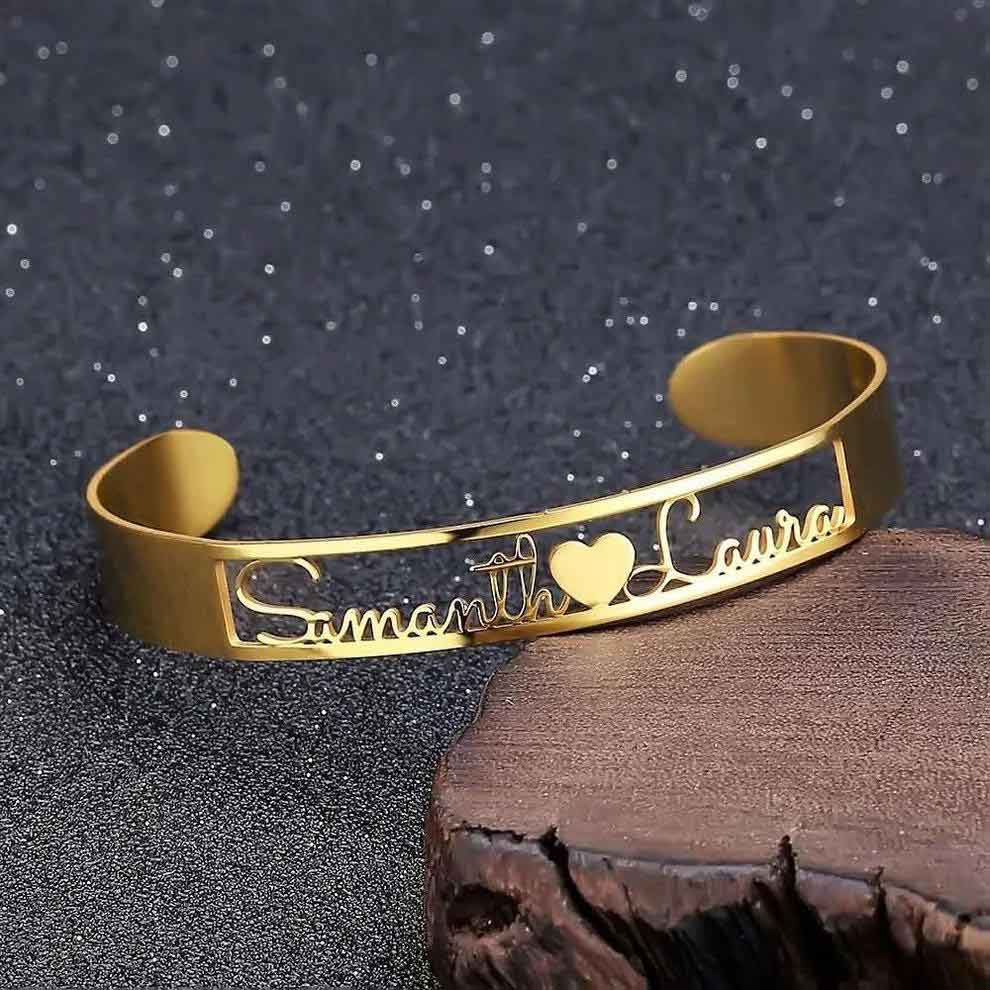 1089 double name cuff bracelet 1089 jewellery australia
