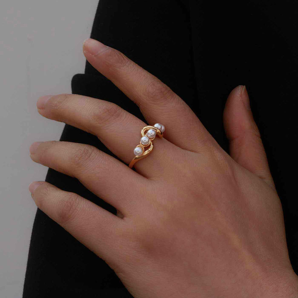 1130 opera twisted pearl ring 1130 jewellery australia