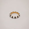 1146 black and white checked ring 1146 jewellery australia
