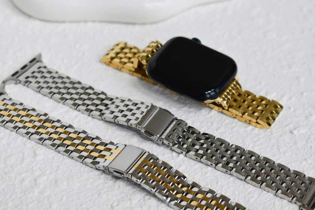 1259 stainless steel apple watch band strap two tone strap 1259 watch band sydney australia