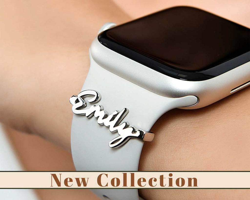 1272 personalized apple watch band sterling silver custom name charm 1272 watch band sydney australia