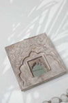 Indian Temple Mirrors Square 3-0069-2