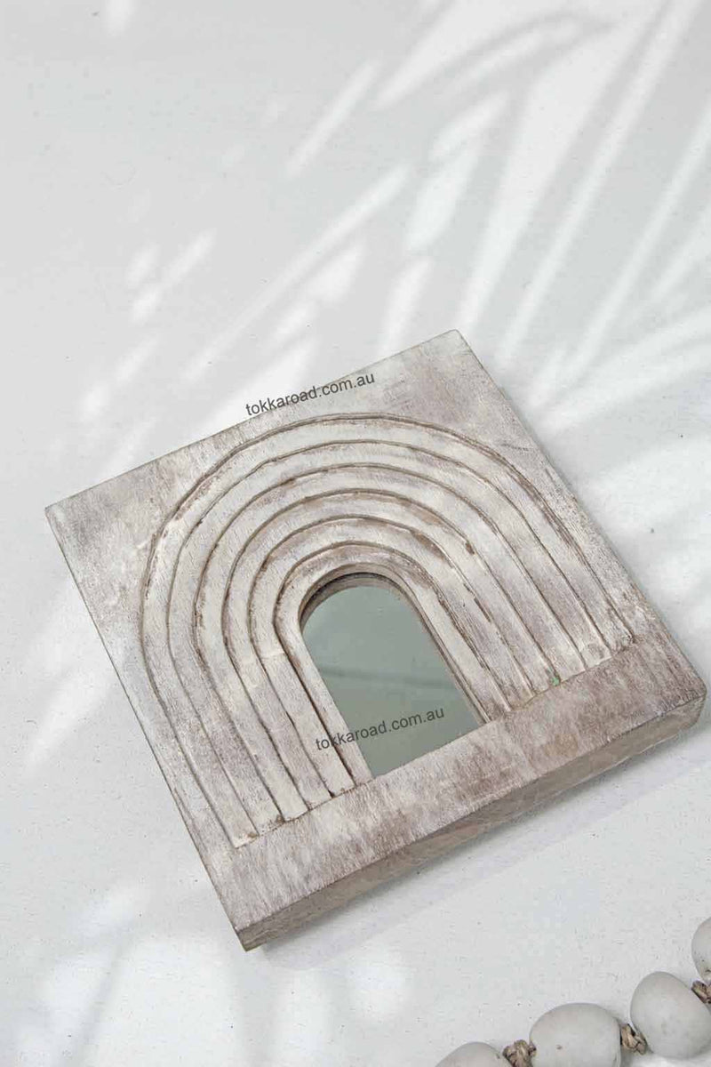 Vintage Indian Mirrors Square 3-0072-2