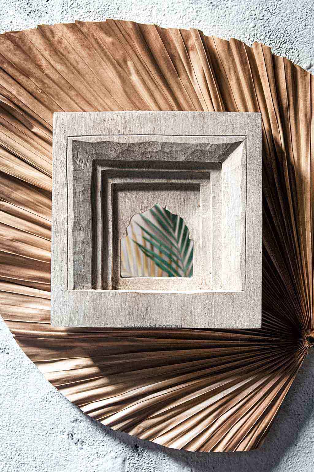 Vintage Temple Mirrors Square 3-0073