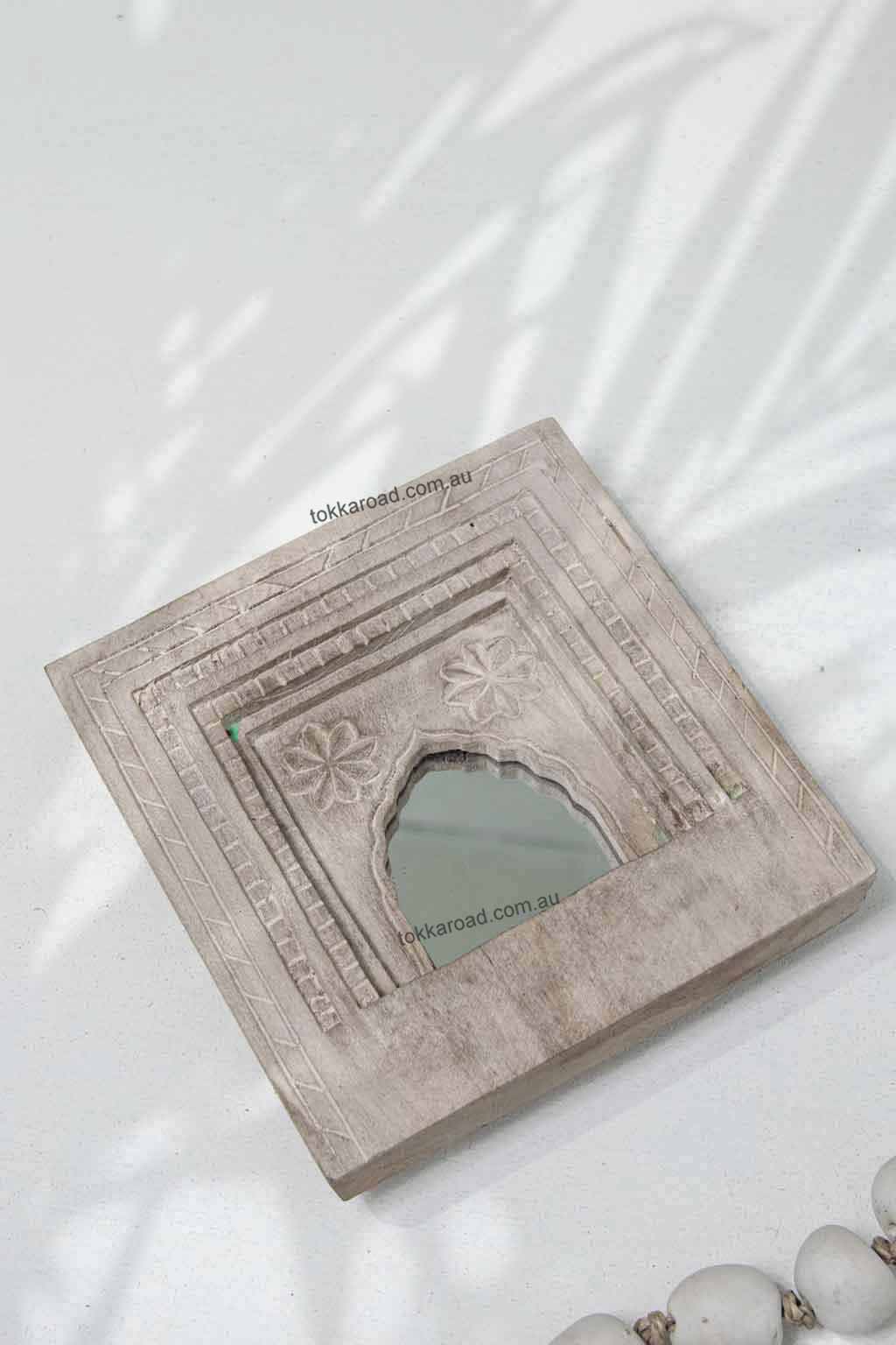 Vintage Indian Mirrors Square 3-0084-2