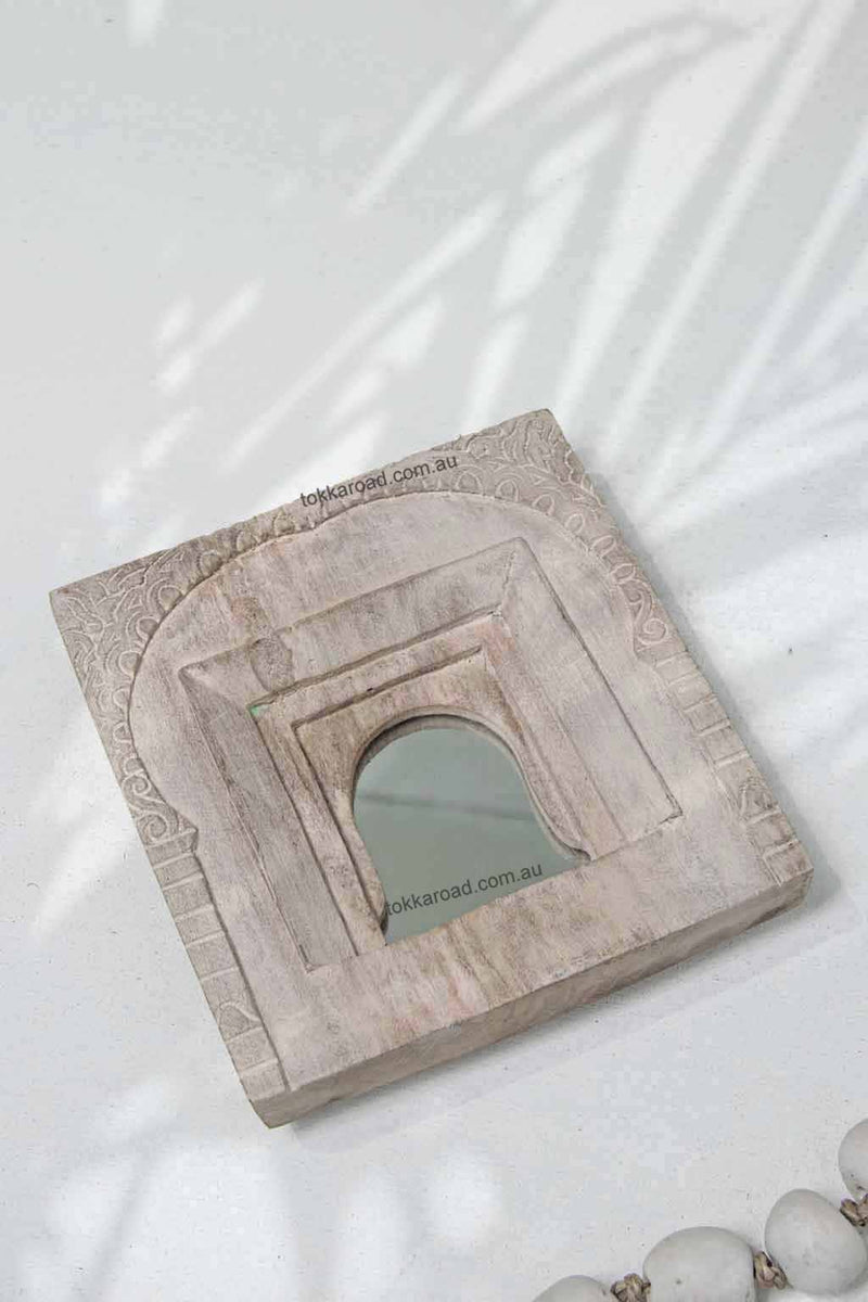 Vintage Indian Mirrors Square 3-0114-2