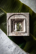 Vintage Indian Mirrors Square 3-0114