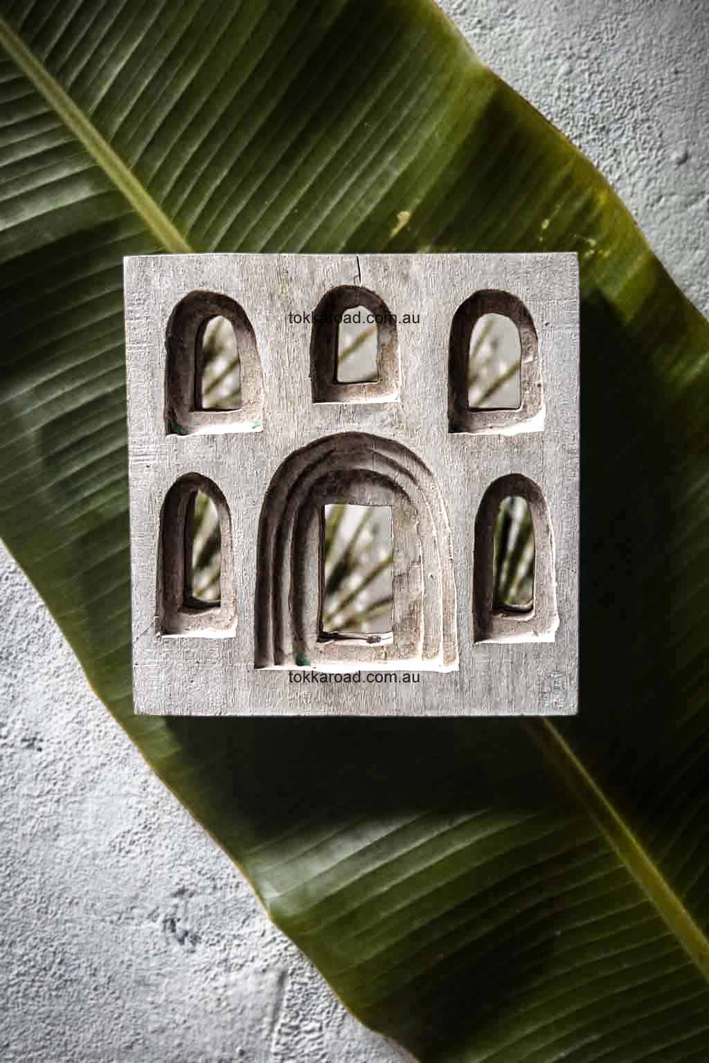 Vintage Temple Mirrors Square 3-0115