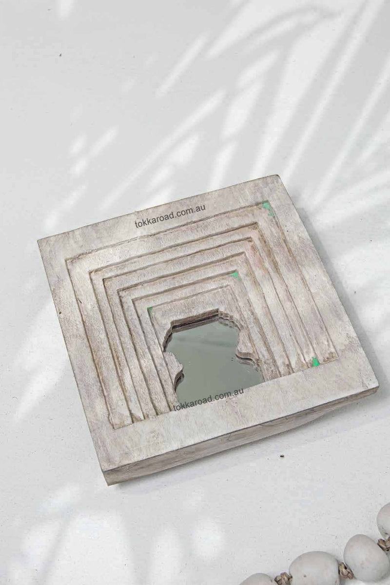 Vintage Temple Mirrors Square 3-0129-2