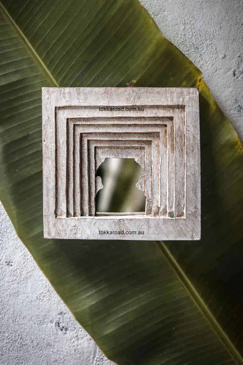 Vintage Temple Mirrors Square 3-0129