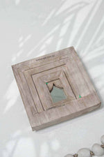 Vintage Indian Mirrors Square 3-0138-2