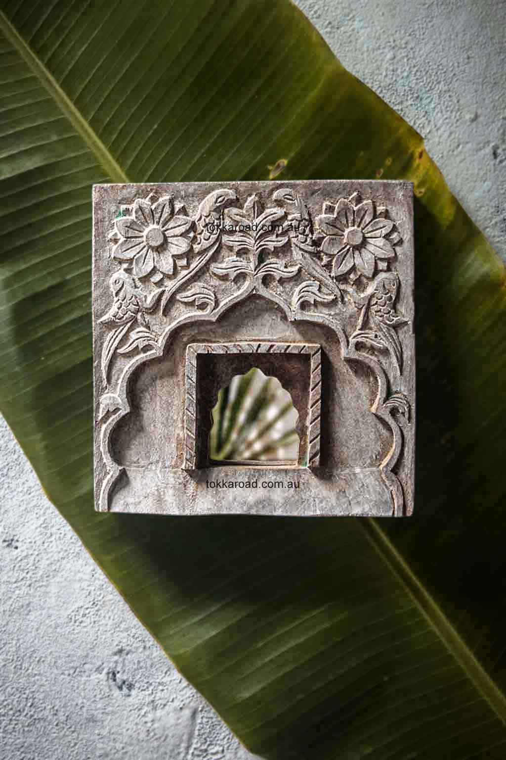 Vintage Temple Mirrors Square 3-0139