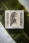 Vintage Indian Mirrors Square 3-0148