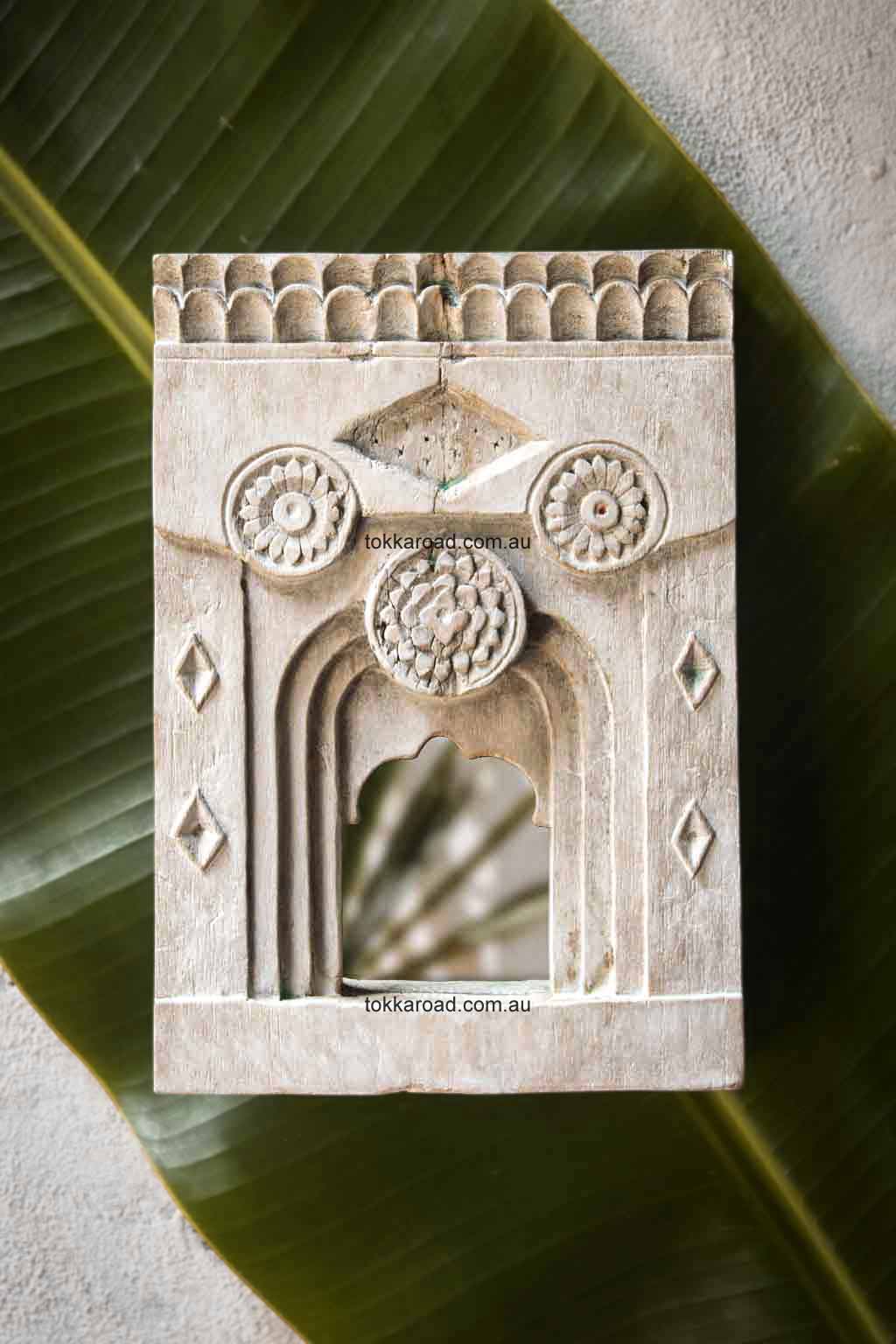 Indian Temple Mirrors Large 4-0123