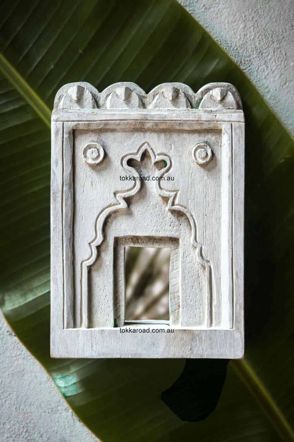 Indian Temple Mirrors Large 4-0128