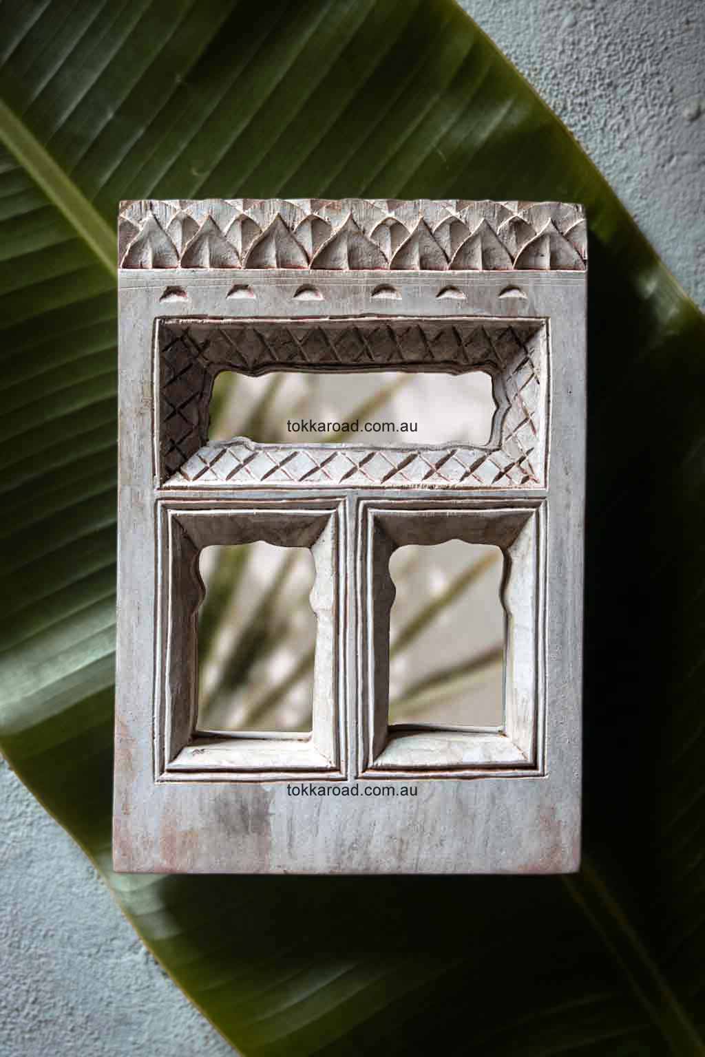 Indian Temple Mirrors Large 4-0168