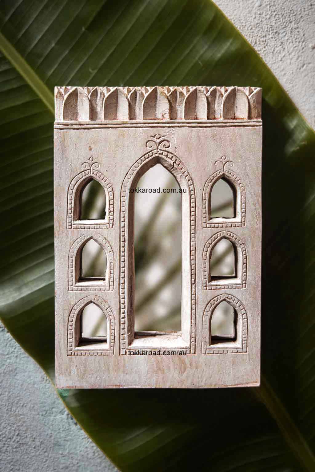 Indian Temple Mirrors Large 4-0173