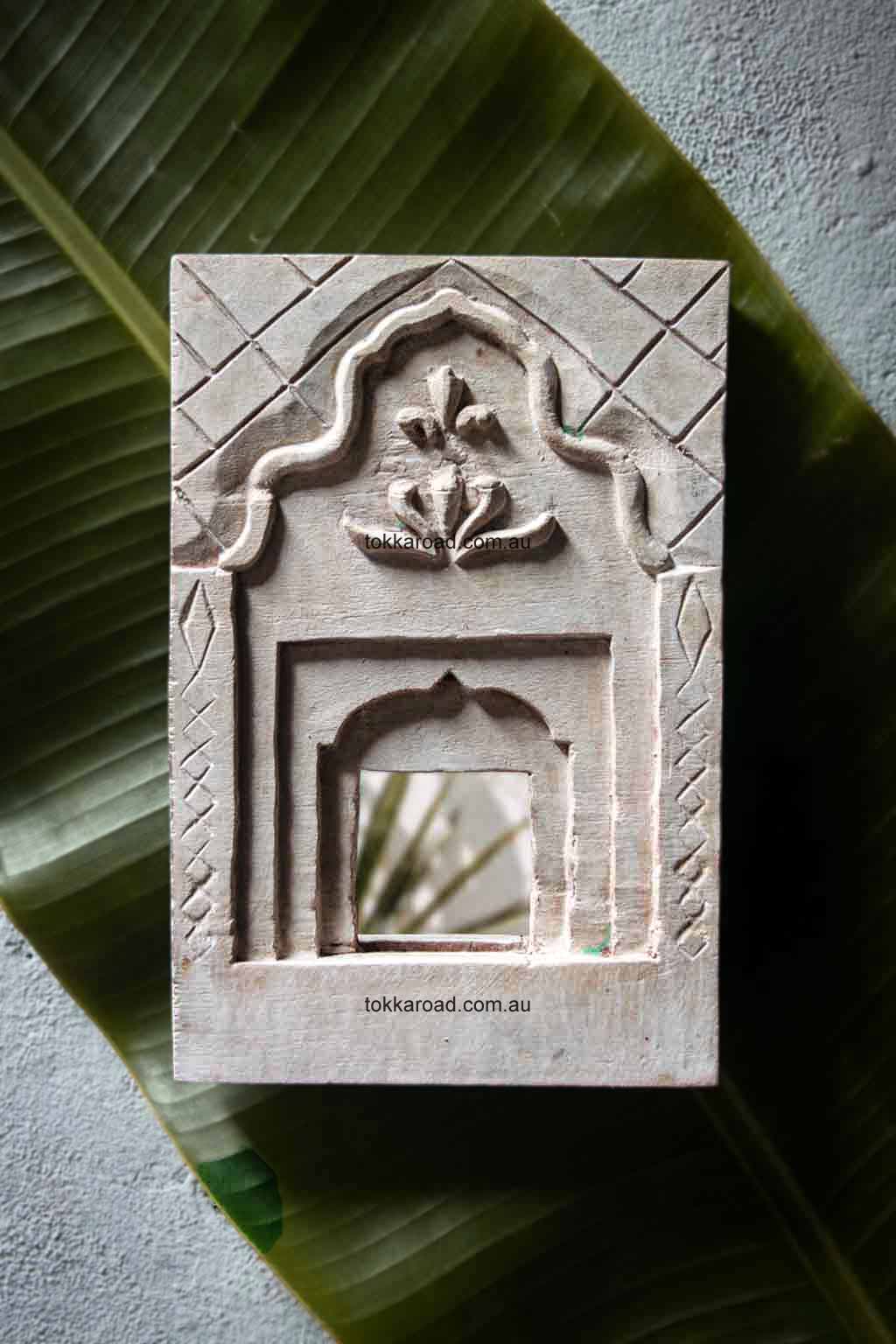 Indian Temple Mirrors Large 4-0180