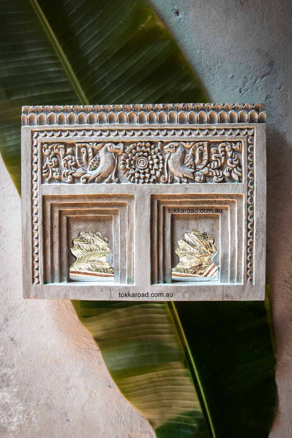 Vintage Temple Mirrors Double 6-0006