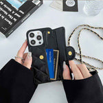 772 faux leatherphone case with card holder and crossbody shoulder strap for iphone 11 12 13 14 15 pro max plus 772 phone case australia