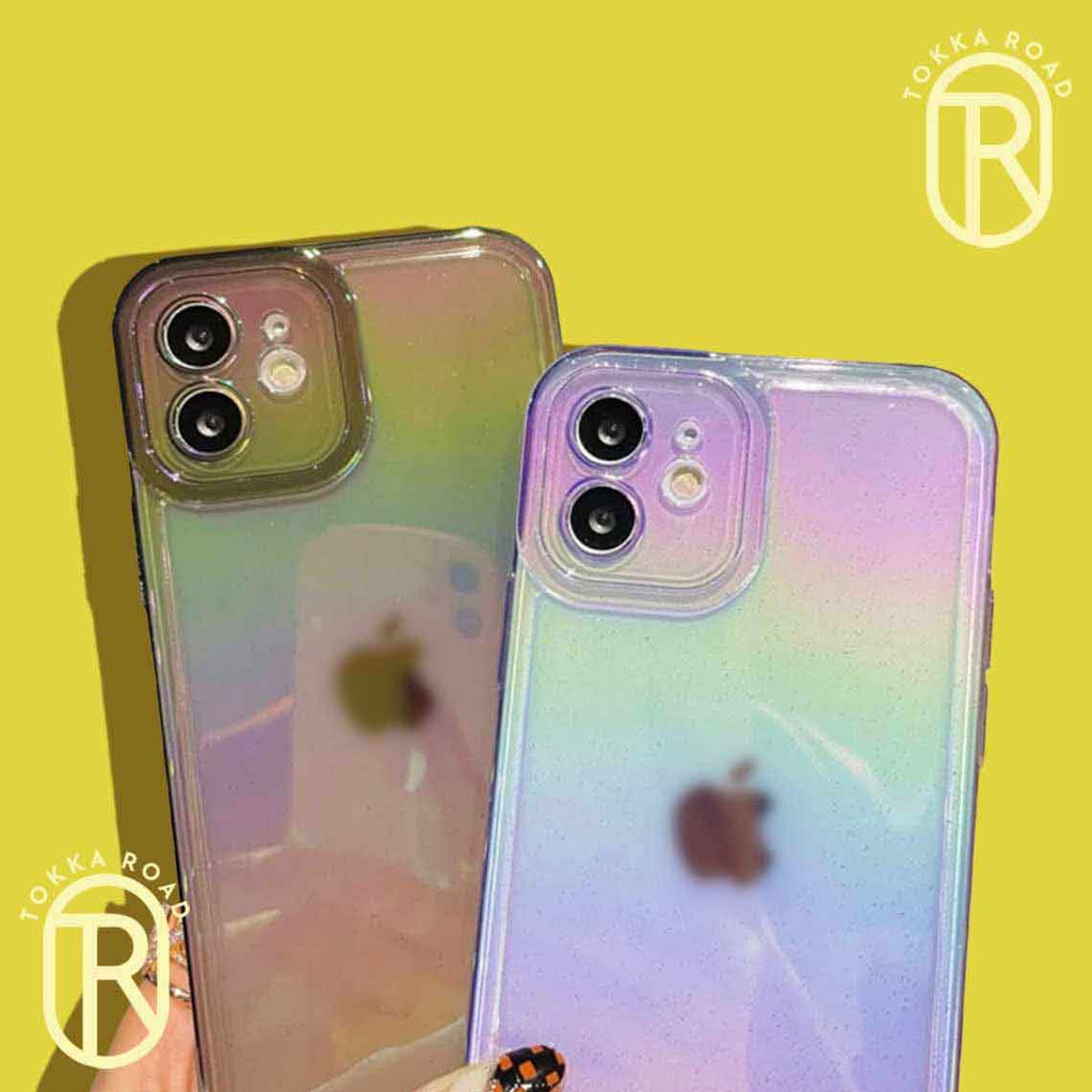 775 aurora phone case rainbow glitter holographic transparent iphone 14 13 12 11 pro max xr xs max 7 8 plus case 775 phone case australia