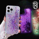 876 glow in the dark luminous liquid sand glitter case cover for iphone 15 14 pro max 11 13 12 mini 7 8 plus xr x xs se 876 phone case australia